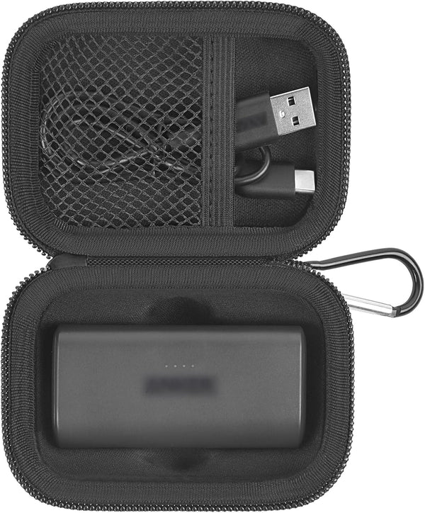 Case Compatible with Anker Nano Power Bank, Boobowl Portable Charger with Built-in Lightning Connector 5,000mAh 12W,
