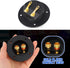 2 Pcs Black Speaker Box Terminal Cup 3 Inch - Spring Loaded Jacks Speaker Wire Connector