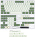 Matcha 3.0 Dye Sub ZDA PBT Keycap Set, Similar to XDA for MX Split Keyboard 104 87 61 Melody 96 KBD75 ID80 GK64