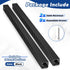 ZhiYo 2x2in Cable Raceway, Server Rack Cable Management Under Desk Cord Organizer, Electrical Safe PVC Cable Hider Open