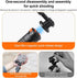 Yunseity 7.5in-20.8in Selfie Stick Tripod for Action Cameras, Extendable Tripod Stand with Magnetic Suction Quick