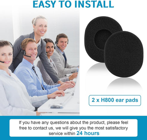 H800 Ear Pads, Replacement Ear Cushions for Logitech H800, Foam Ear Pads for Headphones
