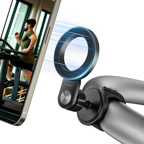 A2C Phone Holder for Peloton Bike, Stroller Phone Holder with Strong Magnets, Rotatable