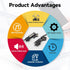 Earpiece Speaker for iPhone 12, Ear Speaker Replacement for iPhone 12 Pro Speaker Assembly with Light Proximity Sensor