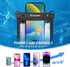 10in Waterproof Phone Pouch - IPX8 Dry Bag with Lanyard for iPhone 15/14/13/SE & Galaxy 23/22/21/20 Series.