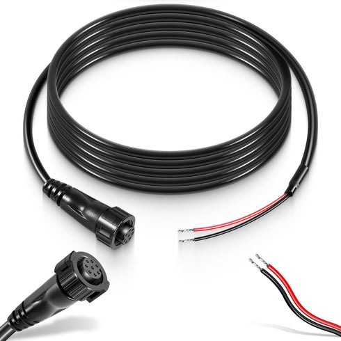 yourour 720085-1 Power Cable 6 Feet, PC12 Power Cord 8-Pin Compatible with Humminbird
