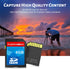 INDMEM SD Card 4GB, 8 Packs Class 4 Flash Memory Card, MLC Standard Secure Digital Cards for Camera