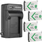 Kastar 4-Pack NP-BX1 Battery and AC Wall Charger for Sony ZV-1 Vlogging Camera and Hasselblad Stellar
