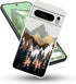 Compatible with Google Pixel 8 Pro Case - Mountain Forest Nature Landscape Nordic Abstract Art Flexible Silicone
