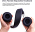 Kids Wired Headphones for School with Microphone, Lightweight Foldable Design for Boys and Girls (Black)