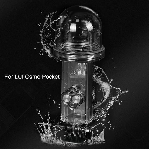 for DJI Osmo Pocket Waterproof Housing, High Translucent Acrylic Protective Case for Surfing Diving Swimming,
