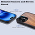 JuBeCo 16, 6.1 inches, Wooden Phone Case is Suitable for iPhone Unique Natural Wood Grain and Color, Magnetic Wireless