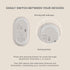 Satechi 3 OntheGo Bluetooth Mouse with USB C Rechargeable Battery, Connect up Devices, Compact and Portable Wireless