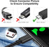 Micro USB Power Cord Adaptor Charger Compatible for Roku Streaming Stick, Roku Express Plus, Roku Premier/Plus, Roku