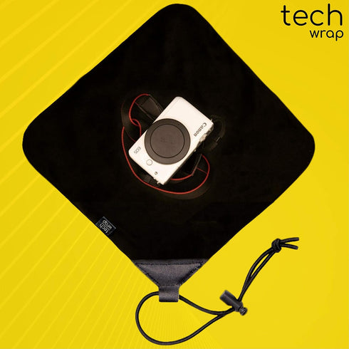 The Tech Wrap Compact Neoprene Lens Pouch 12.5" x 12.5" - Camera Lens Protective Wrap
