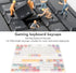 PBT 123 Keycaps, Cartoon Cute Keys, Universal Compatibility, XDA Like Height for 61 87 96 98 104 108 Mechanical