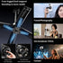 Huiteng XR 4-in-1 Magnetic Pocket Selfie Stick, Magnetic Selfie Stick for iPhone with Rechargeable Remote, Portable