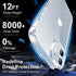 jaroco iPhone 12 Case 6.1-Inch, Anti-Scratch Clear Non-Yellowing Shockproof Phone Bumper Cover