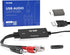 Fly Kan 2.0 RCA/3.5mm Vinyl/Cassette MP3 USB Audio Grabber with USB-C Adapter Analog to Digital Converter, Dual Inputs