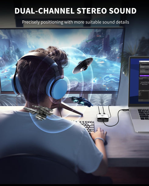 VANGREE 4K 3.0 1080P 60FPS 2/PS5/Xbox/OBS/Camera/PC Capture Card for Nintendo Switch, Audio Video Capture Card, USB C