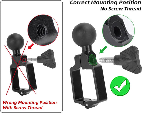 Roykaw Golf Cart Phone Mount Holder - Qi 15W Wireless & Type C 20W Fast Charging for iPhone/Galaxy/Google Pixel