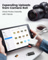 BKYMPR 3 1 SD Card Reader for iPhone iPad Mac, Lightening & USB-C & USB-A in Memory SD Card Adapter, Support