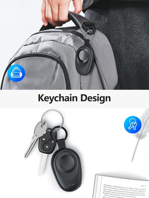 Samsung Watch Charger, 1400mAh Portable Wireless Power Bank, Fast Charging Magnetic Travel Car Keychain for Galaxy Watch
