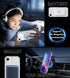 FNTCASE 17e 16e for iPhone Case Magnetic: for iPhone Case Glitter Clear Anti Yellowing Rugged Case Military Grade