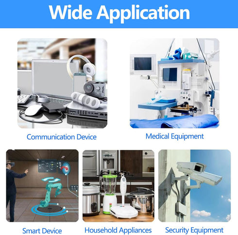 15PCS USB-C Charging Connector, Type-C Female Chassis 4 Pin Socket Waterproof Pigtail Cable Extension Power Cable 3A