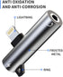 Headphone Adapter Lightning to 3.5mm AUX Audio Jack and Charger Extender Dongle for iPhone 11, 12, Mini, Pro