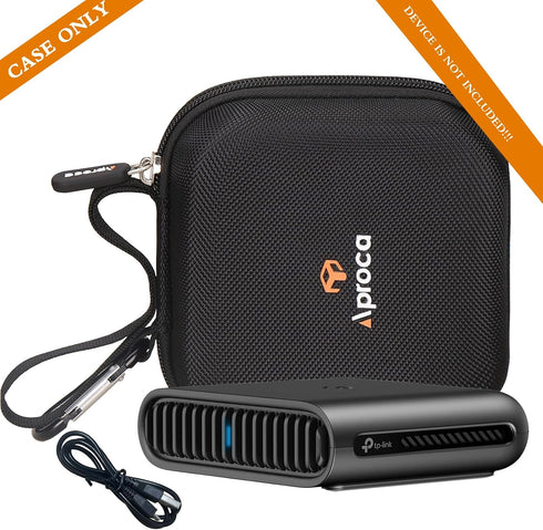 7 BE3600 6 AX1500 Aproca Case Compatible with TP-Link Roam / Travel Router, Portable Hard Storage Bag for Accessories