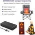 UMEIDEA 5V2A Pack 10000) Battery for Electric Heated Camping Chair, Heated Blanket, Hunting Seat Pad, Sleeping Bag USB
