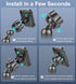 OQTIQ Magnetic Phone Mount, Universal Cup Holder Compatible with iPhone Samsung Galaxy LG, Extra Strong with 6 Magnets