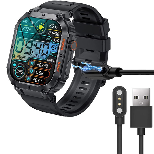 Compatible with LIGE K57 Smartwatch Charger, Magnetic USB Charging Cable Replacement for KACLUT K57/LIGE K57 Smart