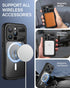 Lanhiem Magnetic Case for iPhone 15 Pro Max, IP68 Waterproof Dustproof Full Body Heavy Duty Cover with Built-in Screen