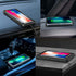 Wireless Phone Charger Qi Car Charging Pad, Fast 15W for iPhone 14, 13, 12, 11, Samsung Galaxy, and AirPods