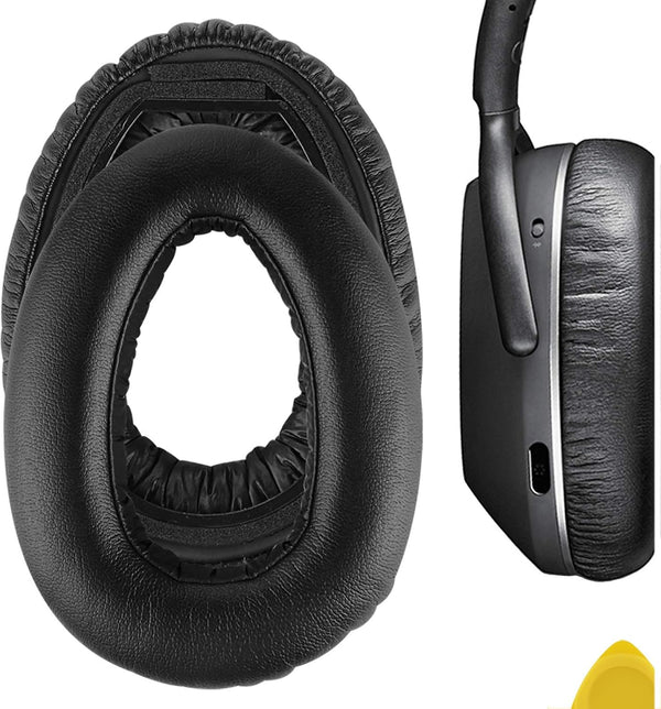 Geekria Replacement Ear Pads, Black Ear Cushions for Sennheiser PXC 550, PXC 550-II, MB 660 Series Headphones