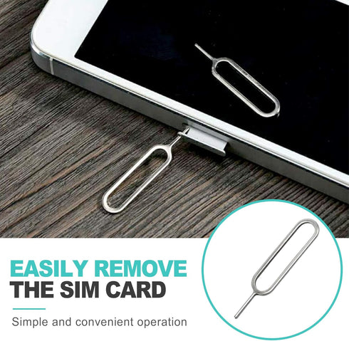 KornaDoz 16 Set, Piece SIM Card Removal Tool Stainless Steel Ejector Pins & Keys, Universal SIM Tray Eject & SD Card