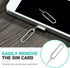 KornaDoz 16 Set, Piece SIM Card Removal Tool Stainless Steel Ejector Pins & Keys, Universal SIM Tray Eject & SD Card