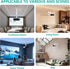 3-in-1 44lbs (PM-003-W), WALI Projector Mount Ceiling/Wall - Universal Bracket with Extension Pole, Height Adjustable
