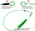 9 8 7 6 5 4 3 Camera Safety Tether, Stainless Steel Cable Wire Colorful Coating Lanyard with Hook Carabiner Clip