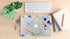 Case for MacBook Air 13 inch A1466 A1369 2010-2017 Release, 5 in 1 Matte Clear Hard Shell & Keyboard Cover & Screen