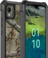 Ailiber Heavy Duty Rugged Case for Nokia C110 with Screen Protector, Dual Layer Shockproof TPU Bumper - Camo Design.