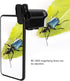 60-100X Clip-on Microscope with LED Light, Portable Magnifier Loupe for Universal Mobile Phones