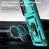 for Motorola Moto G Stylus 5G 2024 Case with Camera Lens Cover HD Screen Protector, Dual Layer Military-Grade Drop Tested Magnetic Ring Holder Kickstand Protective Phone Case (Mint)