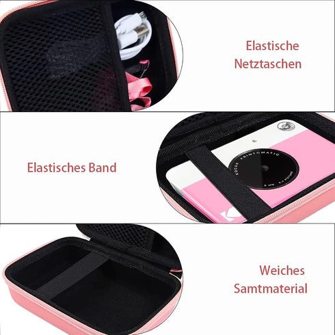 Leayjeen Kids Camera Case for Kodak Printomatic Digital Instant Print Camera (Case Only) (Pink)