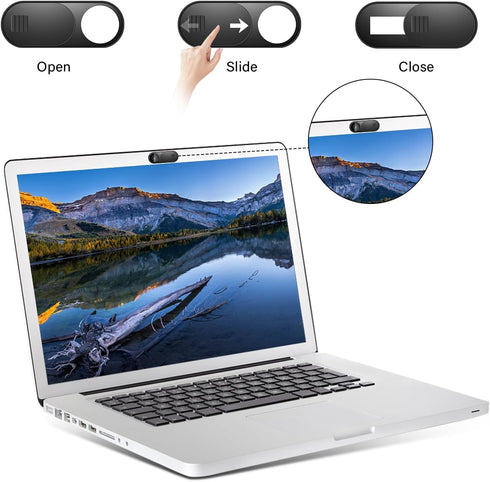 ZUCUCUC 6 Pack Laptop Camera Cover Slide, Camera Cover, Ultra Thin Webcam Cover Slide for Laptop, Desktop, PC, Tablet