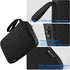 Travel Case for ProtoArc XK01 - Full-Size Foldable Bluetooth Keyboard Storage Bag with Mesh Pouch