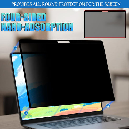 Privacy Screen Protector for MacBook Air 13 Inch (2018-2021, M1), Removable Laptop Privacy Screen Shield