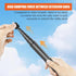 Motorcycle Bike Handlebar Mount for Insta360 with 118cm Selfie Stick, Double Clamp Mount for Cycling Videos